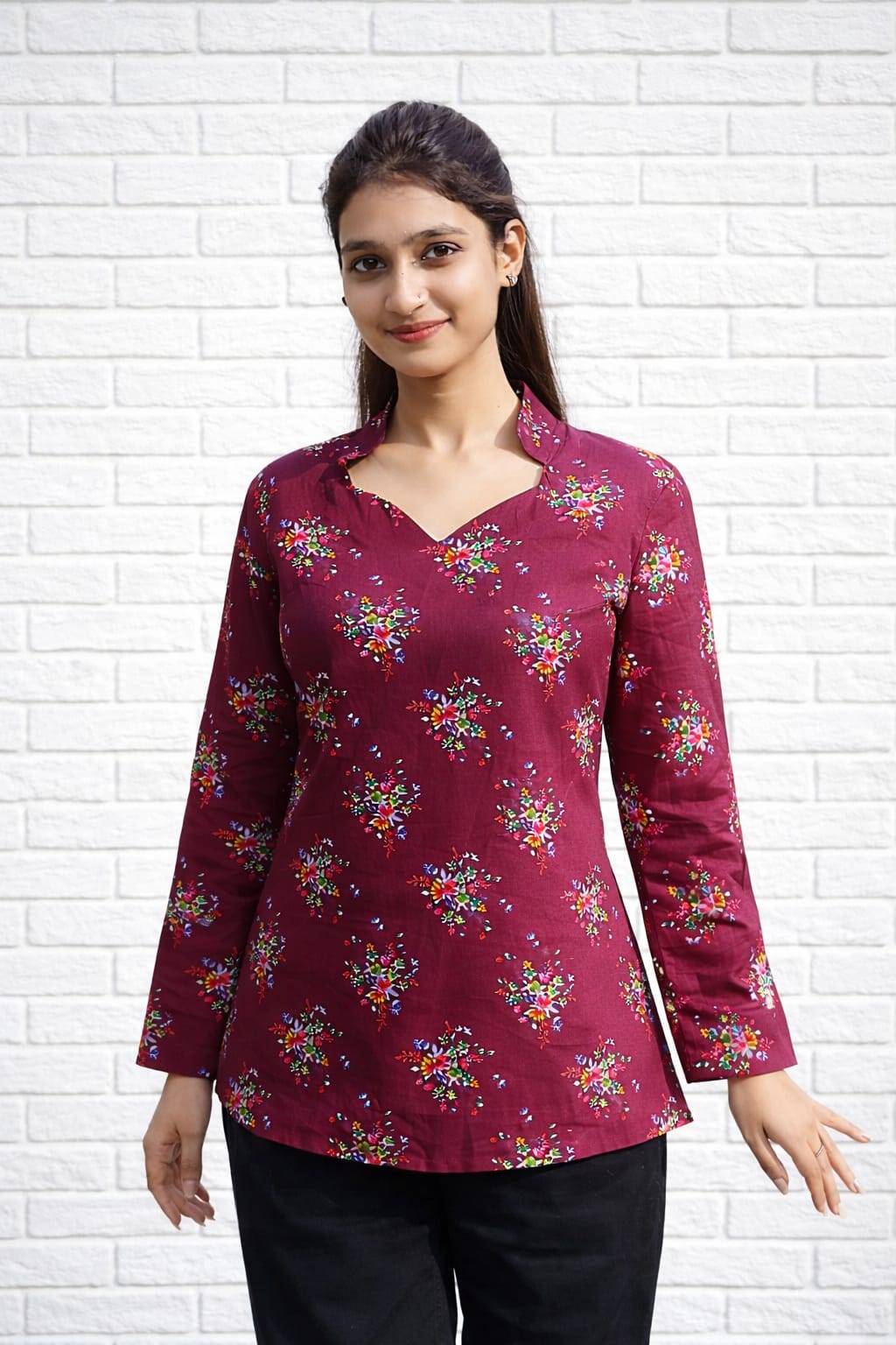 Cotton Short Kurti Top for Women – Comfortable Everyday Wear