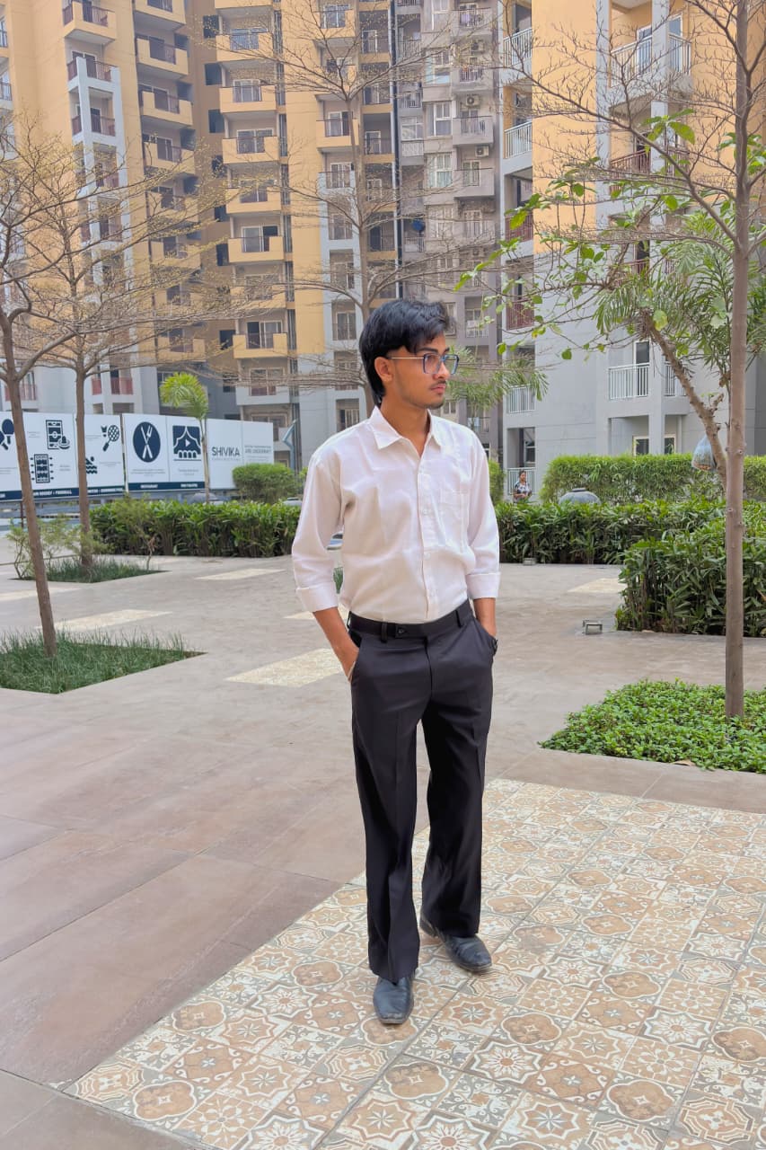 AVYRON - Men’s Premium White Shirt & Navy Blue Formal Pant Combo – Slim Fit Office Wear Set | Elegant Business Outfit for Men